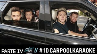 One Direction Carpool Karaoke com James Corden  Parte IV Legendado  PTBR [upl. by Nalhsa]