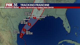 Francine likely to become Cat 2 hurricane before landfall [upl. by Nigem]