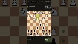 16 move checkmate Horwitz defensedamianos bishop mate chessted [upl. by Harragan665]