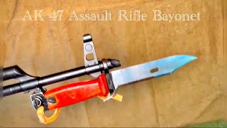 AK 47 Assault Rifle Bayonet [upl. by Gibbeon]