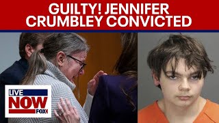 BREAKING Jennifer Crumbley guilty verdict jury convicts school shooters mother  LiveNOW from FOX [upl. by Nivahb296]