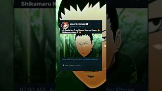 Shikamaru Nara 🥶🔥 shorts short narutoshippuden [upl. by Euqnom]