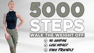 5000 Steps Workout  Fun Low Impact No Jumping Workout  Walk at Home with Improved Health💓 [upl. by Everrs]