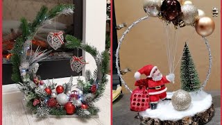 Charming gold amp silver Christmas DIY centrepieces ideasinteriors decoration garden [upl. by Niamjneb]