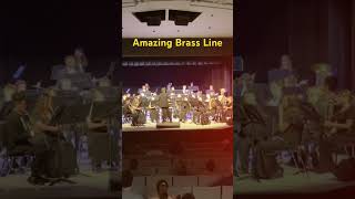 El Camino Real music ensemble band frenchhorn brass shorts trombone trumpet latin viral [upl. by Hakilam]