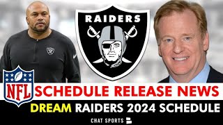 Raiders Schedule News  DREAM 2024 Las Vegas Raiders Schedule With Antonio Pierce amp Tom Telesco [upl. by Bowler330]