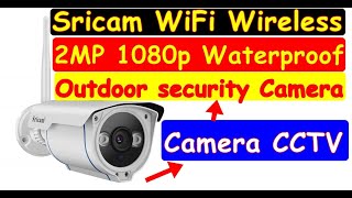 Sricam WiFi Wireless SP007 2MP 1080p Waterproof Outdoor security Camera CCTV White  IT Technology [upl. by Marston]