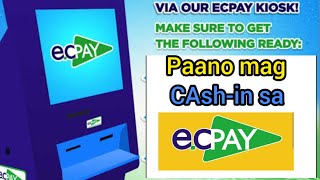 HOW TO CASHIN SA GCASH USING ECPAY MACHINE SIMPLE GUIDE how viralvideo trending [upl. by Desirea]