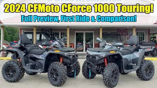 ALL NEW 2024 CFMoto CForce 1000 Touring  Better than the CForce 1000 Overland First Ride amp Review [upl. by Holland]