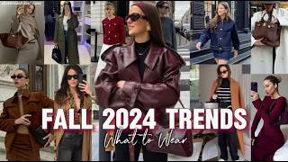 2024 FALL FASHION TRENDS  WHAT TO WEAR THIS SEASON [upl. by Letti137]