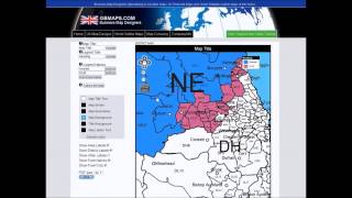 UK Postcode Districts Map Tutorial [upl. by Beitris967]