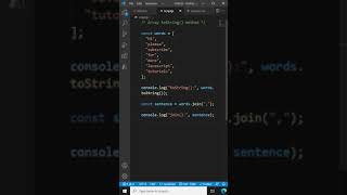 JavaScript Array toString method  JavaScript Tutorial for Beginners [upl. by Brenna862]