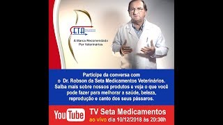 Transmissão ao vivo Dr Robson  Seta Medicamentos Veterinários [upl. by Amy]