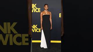 Actor Nafessa Williams Elegant Slay  Blink Twice Premiere nafessawilliams fashionpolice fashion [upl. by Gould]