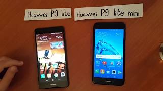 Huawei P9 lite vs Huawei P9 lite mini primary test [upl. by Noiroc]