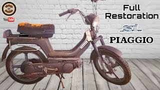 Full Restoration old SI Piaggio  Full Timelapse [upl. by Ailime]