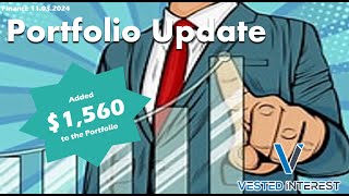 Portfolio Update November 3rd investment passiveincome stockmarket investing stocks finance [upl. by Naneek]