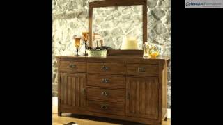 Craftsman Sleigh Storage Bedroom Collection From Somerton Furniture [upl. by Ahsinroc453]