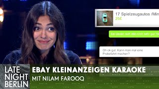 eBay Kleinanzeigen Karaoke mit Nilam Farooq  Late Night Berlin  ProSieben [upl. by Ingra402]