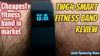 TW64 Smart Fitness Band review [upl. by Sheedy]