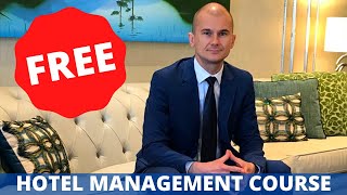 Hotel Management Course Online Free  Sectors of the Hospitality Industry  Hospitality News [upl. by Currier306]