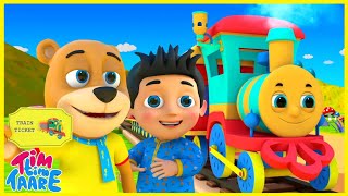 Rail Gadi रेल गाड़ी Train Song for Kids in Hindi [upl. by Letizia955]