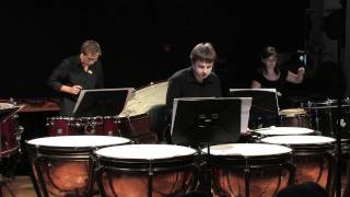 Iannis Xenakis  Idmen B for percussion ensemble III [upl. by Ennaerb487]