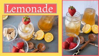 Brown Sugar Lemonade  Simple recipe video  Perfect for 4th of July [upl. by Attoynek]