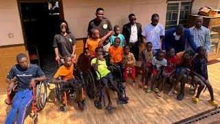 Blossoms of hope foundation visits home of handicapped children❤️ [upl. by Irt]