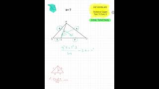 İkizkenar Üçgen 1 geometri matematik keşfet yks tyt maths education mathematics [upl. by Akemej]