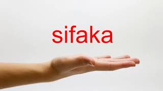 How to Pronounce sifaka  American English [upl. by Killie377]