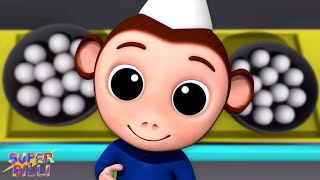 Bandar Mama Pahan Pajama बंदर मामा Hindi Nursery Rhymes for Kids and Cartoon [upl. by Eissirk]