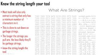 Embedded  Hidden string analysis  Module1 [upl. by Eniroc]