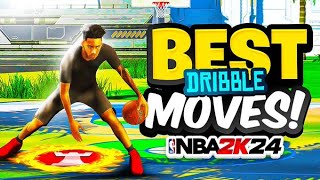 BEST DRIBBLE MOVES FOR EVERY BUILD ON NBA 2K24 BEST DRIBBLE COMBOS  SIGNATURE STYLES NBA 2K24 [upl. by Ludovico]