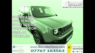 2015 65 JEEP RENEGADE 16 MULTIJET 2 SPORT SUV STUNNING MOTOR BARNSLEY VANS U4716 [upl. by Kial]