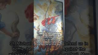 Prayer to St Michael the Archangel oremus catholicchurch catholicprayer [upl. by Vally]