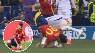 Pedri vs Toni Kroos Pedri injury against Germany vs Spain Pedri knee injury Euro 2024 [upl. by Libbey]