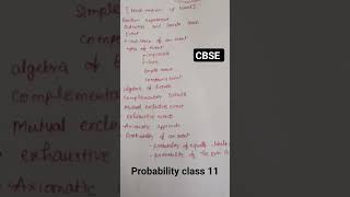 Class11 probability full content mutually exclusive exhaustive events probability2025 jeemain2025 [upl. by Ardnohs]