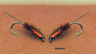 Fly Tying a Diawl Bach by Mak [upl. by Noirda]