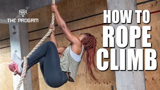 Rope Climb exercise progressions for CrossFit [upl. by Heinrick]