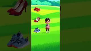 MENCARI SANDAL DAN SEPATUcartoon animation shortvideo [upl. by Aneetsyrk]