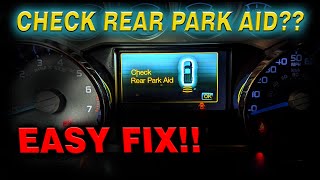 Rear Park Aid Warning FIXED 20112016 Ford Super Duty  Backup Sensors [upl. by Adelaida184]