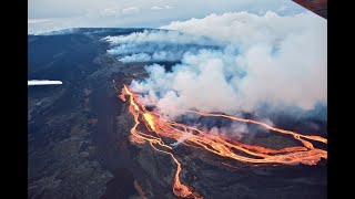 Kīlauea Volcano Hawaii Halemaʻumaʻu crater [upl. by Adnamor741]