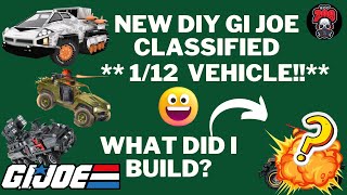 GI JOE CLASSIFIED 112 Scale CUSTOM VEHICLE for Joes Multiuse platform CHEAP BUILD Cobra Smasher [upl. by Bbor]