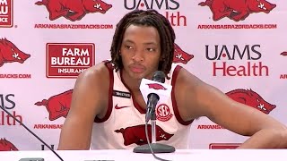 Chandler Lawson postgame  Kentucky 63 Arkansas 57 [upl. by Rekyr]