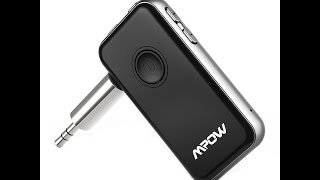 Recens ITA Trasmettitore e Ricevitore Bluetooth Mpow 2in1 Adattatore Bluetooth 41 [upl. by Ydennek]