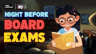 Night Before Board Exams  Types of Students  Viral Animated Ad Film on Exam Stress [upl. by Eninahs]