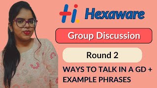 Hexaware Group Discussion round 2025  Dos and Donts  Dont know how to talk Watch this gd [upl. by Nibbs]