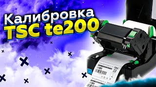 Tsc te200 калибровка принтера этикеток для Wildberries  Настройка печати [upl. by Odnala]