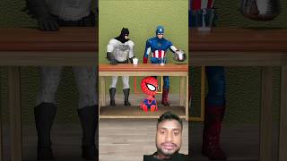 Spidey vs Batman vs Captain America  Spidey want more milk  Marvel Animation shorts trending [upl. by Ennaeel]